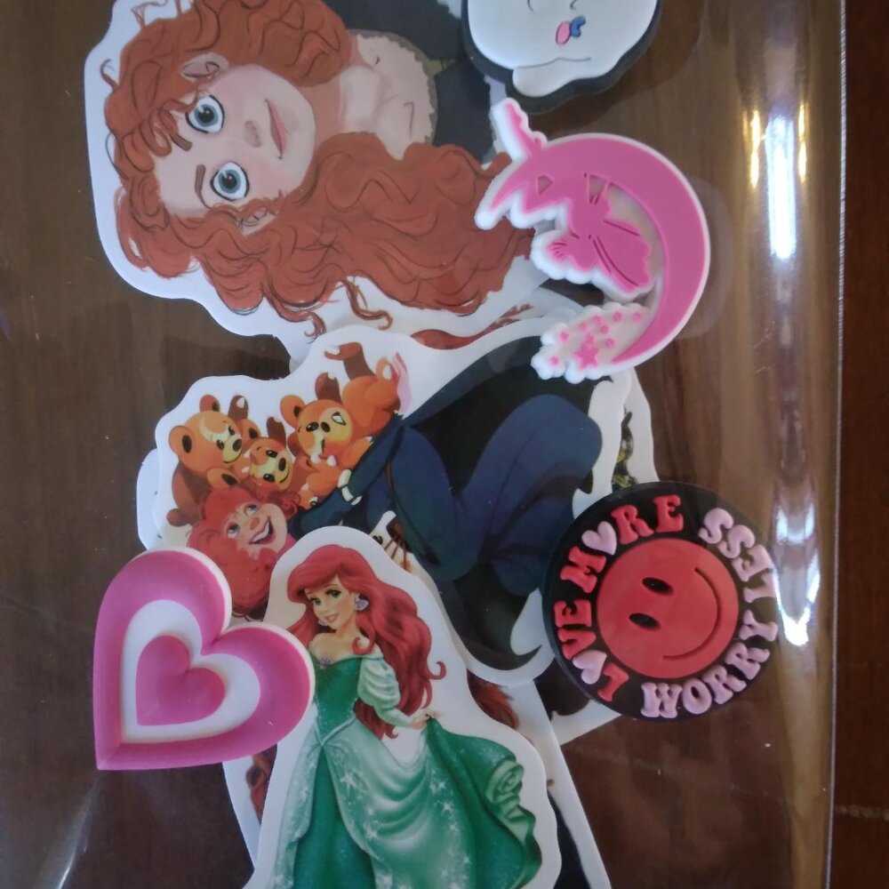 Ginger princess jibbits and stickers